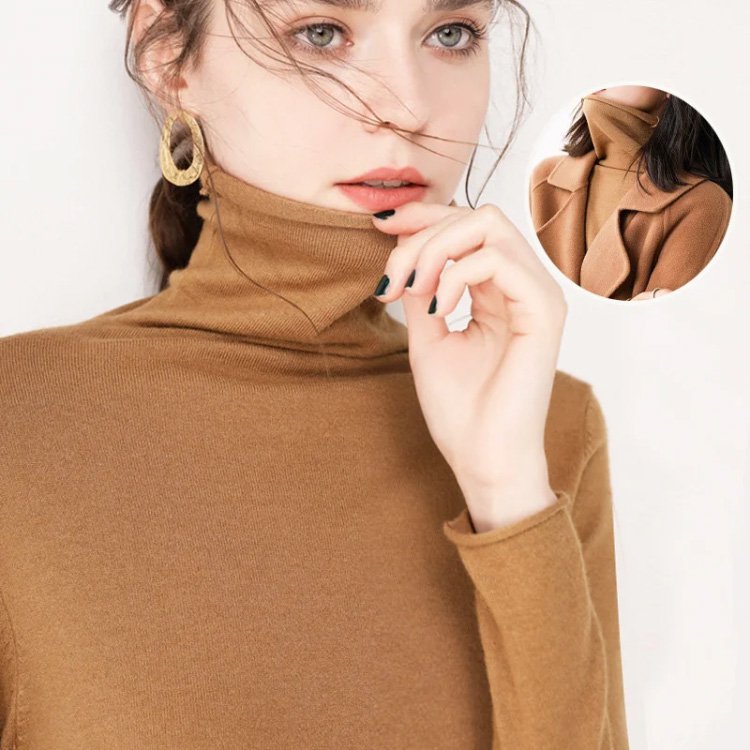 TRICOT VALENTINA ROCHE DE CUELLO ALTO CLÁSICO