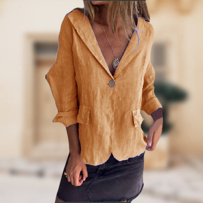 BLUSA LINO & ALGODÓN · LIGERO, ELEGANTE Y ATEMPORAL