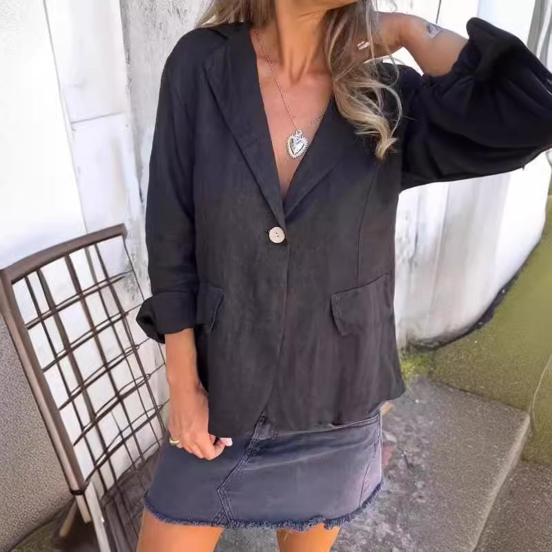 BLUSA LINO & ALGODÓN · LIGERO, ELEGANTE Y ATEMPORAL