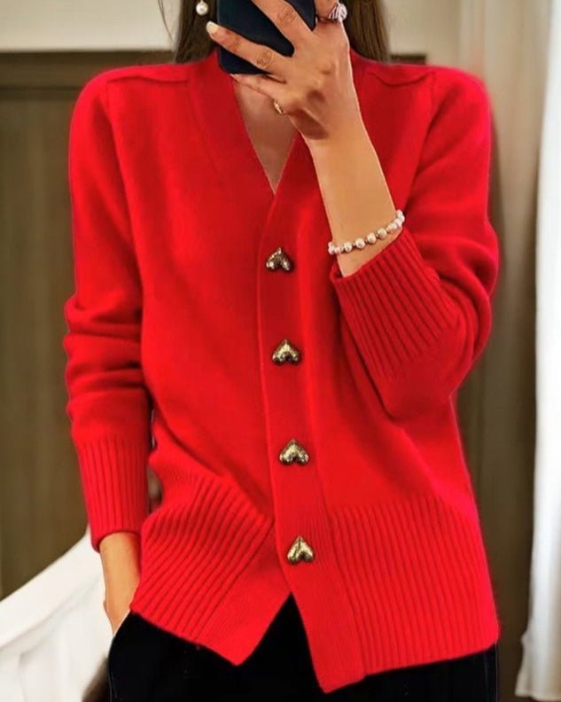 CARDIGAN HEART CHIC