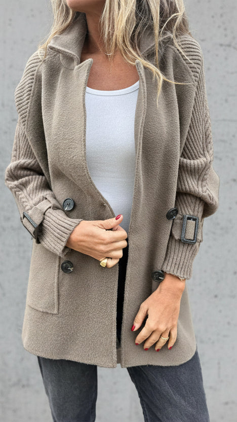 ABRIGO LARGO DE PUNTO