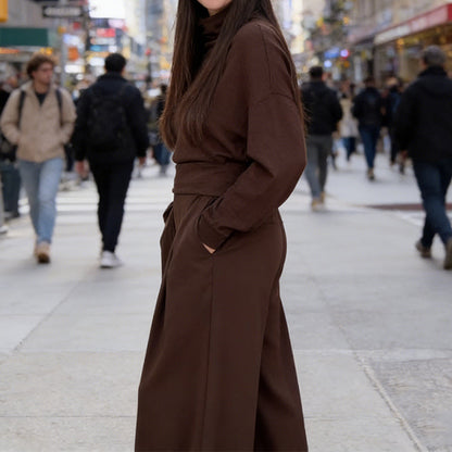 CONJUNTO AURA · ELEGANCIA RELAJADA DE DOS PIEZAS