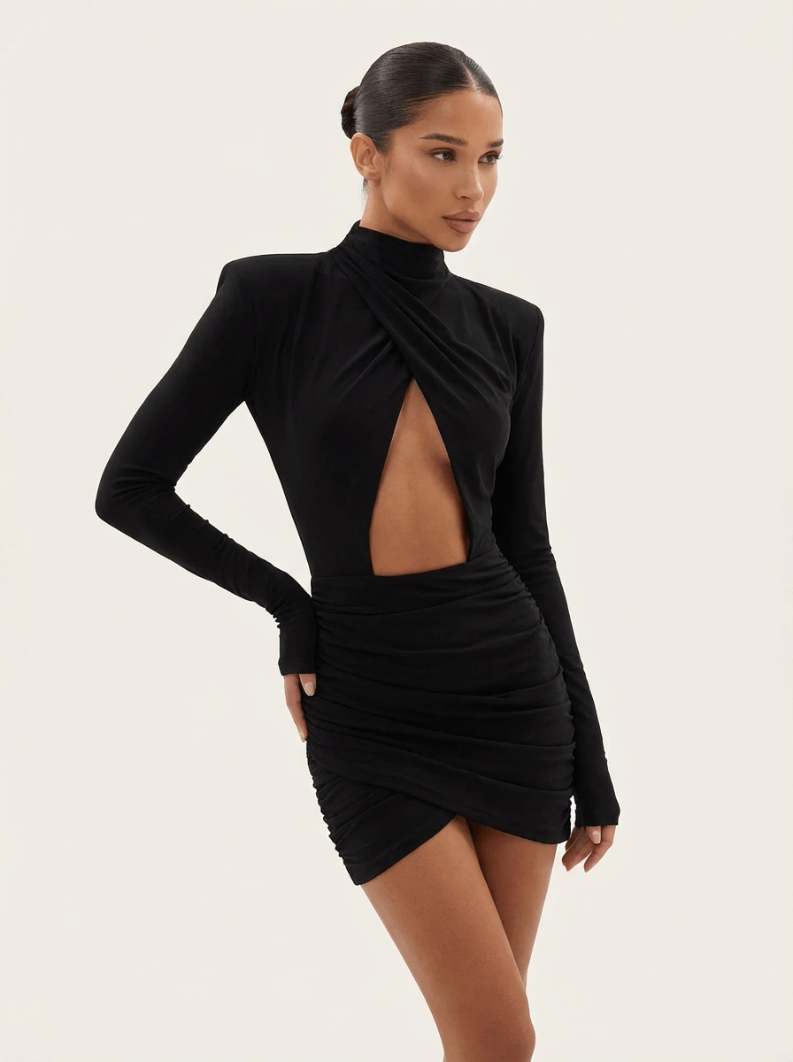 VESTIDO VELO CUT-OUT PREMIUM