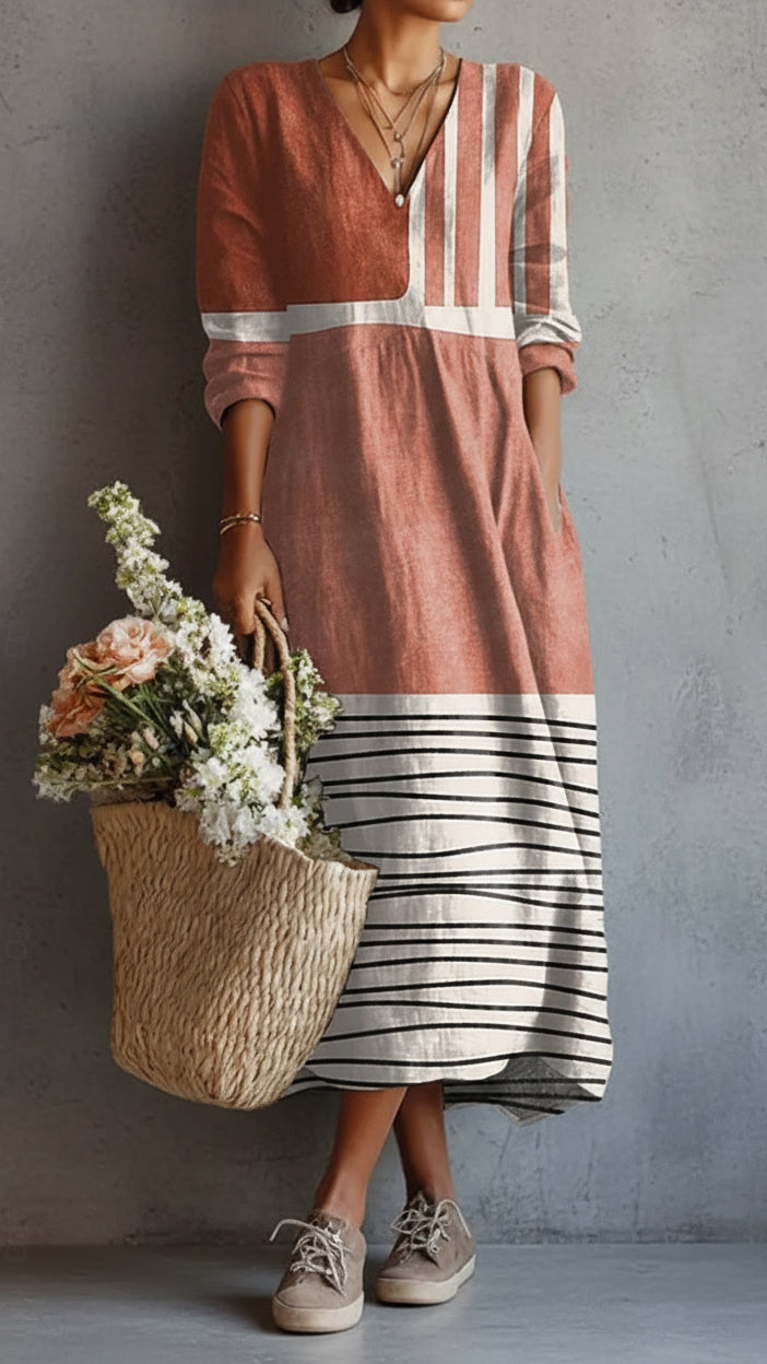 VESTIDO TERRACOTTA BALANCE